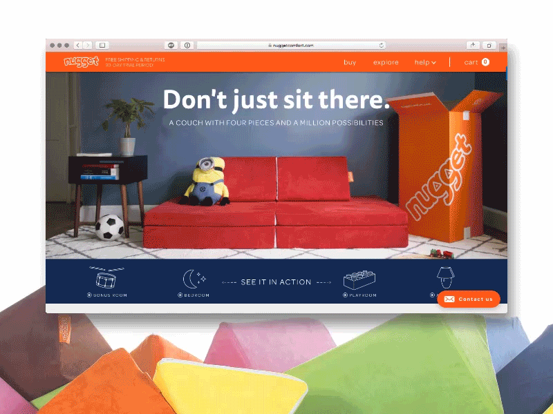 Nugget Comfort E-commerce site