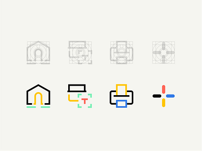 Icon set for app | Pagily