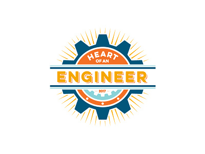 Engineer Badge badge badge design branding design designer digital design graphic design logo logo design typography