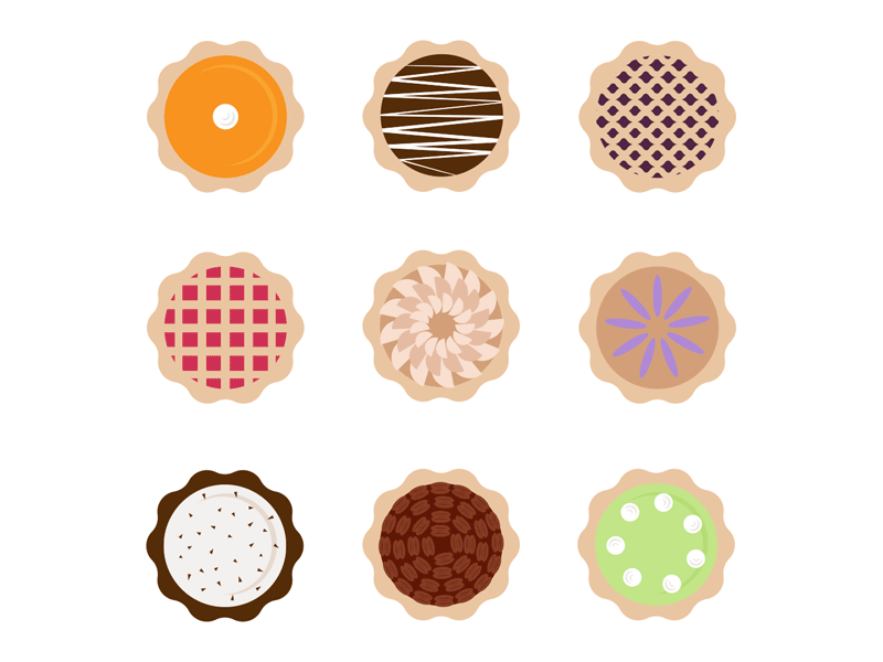 Happy National Pie Day!!!! animation design gif graphic design icon design iconography illustrator photoshop pie