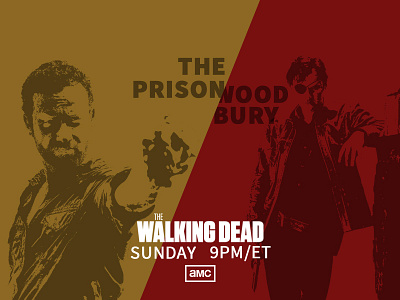 Walking Dead ESPN Gameday Showdown Red espn rick grimes the governor walking dead