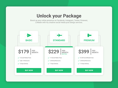 Pricing list for Fiverr website fiverr graphic design ui