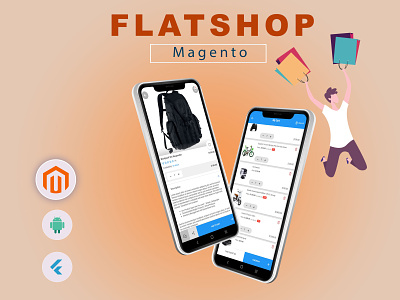 Flatshop - Magento (Android) android android ecommerce app brand identity branding cart clean digital fast delivery gateway magento theme minimal online marketing online shop online store onlinebusiness payment responsive design website woocomerce woocommerceplugins