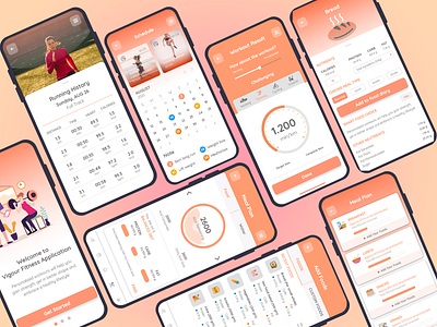 Fitness Training Mobile App UI/UX