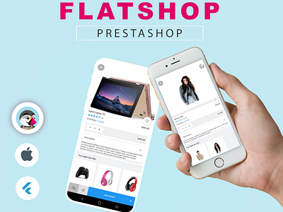 Presta iOS Mobile E-Commerce UI/UX