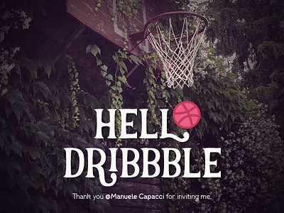 Hello Dribbble! debut dribbble shot thanks