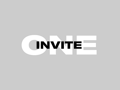 One Invite invite one