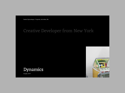Creative Developer Portfolio