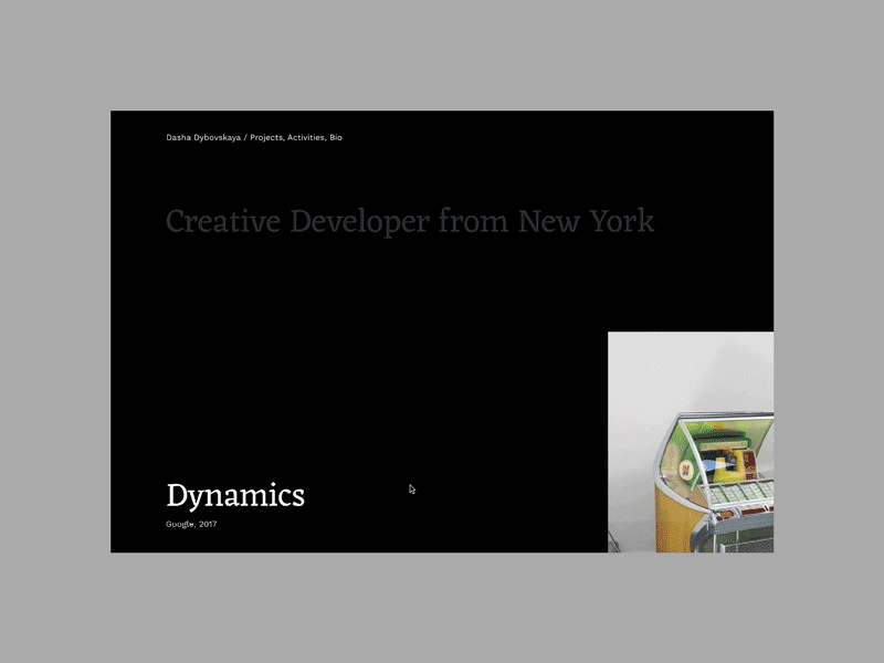 From home to project page animation design portfolio responsive sketch typography ui ux web