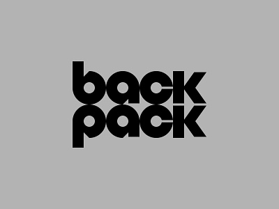 backpack illustration logo portfolio sketch typography ui