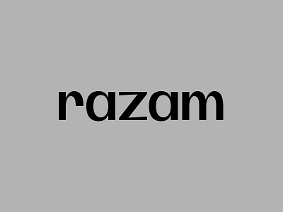 razam branding illustration logo portfolio sketch typography vector