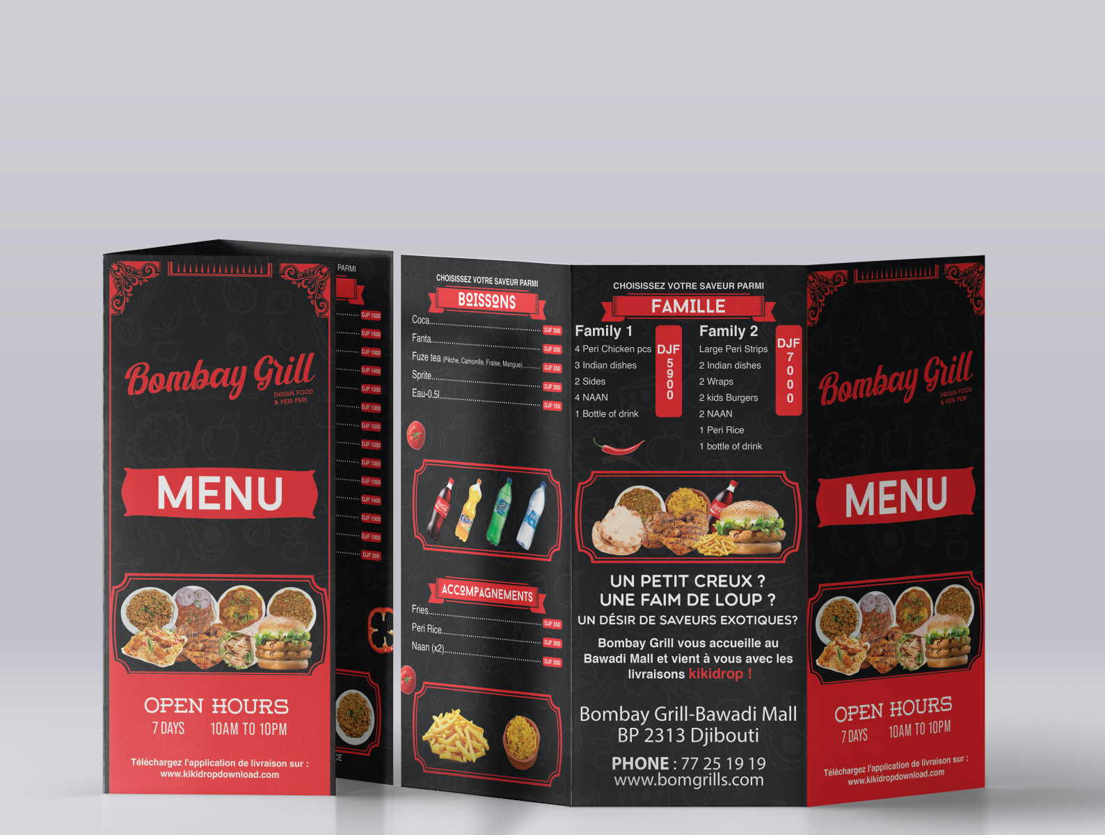 Restaurant Tri Fold Menu By Md Yeasin Hossain On Dribbble