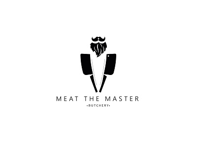 Meat the master black brand identity branding butcery butcher butcher logo butchery logo design logo logos minimalist logo simple logo