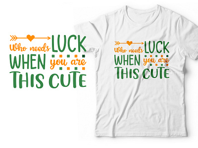 St. Patrick's Day tshirt design for pod business 3d animation branding merchandise motion graphics tshirts typography ui