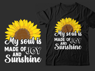 Sunflower t shirt design Bundle for pod business sunflower