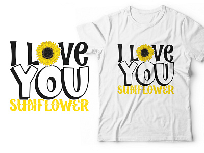 Sunflower t shirt design Bundle for pod business sunflower