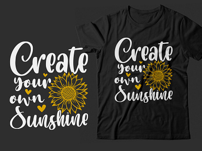 Sunflower t shirt design Bundle for pod business sunflower