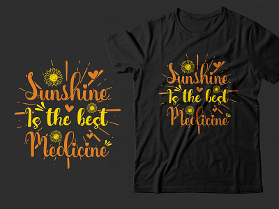 Sunflower t shirt design Bundle for pod business sunflower