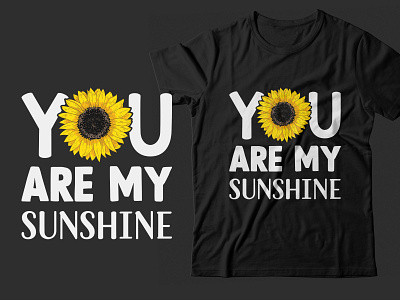 Sunflower t shirt design Bundle for pod business sunflower