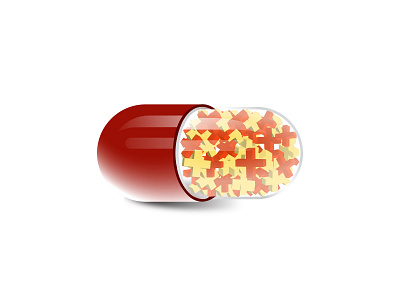 RED CAPSULE design graphic design illustration illustrator type vector