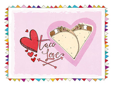 Taco Love clip art creative market fiesta for sale graphics illustration mexican taco love taco tuesday vector graphics
