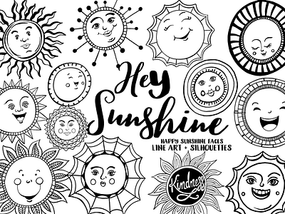 Hey Sunshine! creative market summer sun sunshine vacation vector graphics