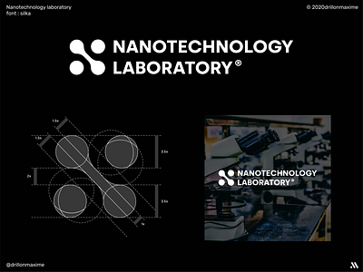 Nanotechnology laboratory brand design laboratory logos logotype