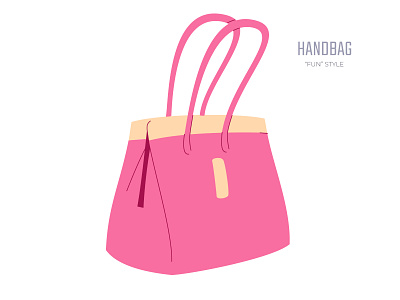 Handbag - "Fun" Style Illustration