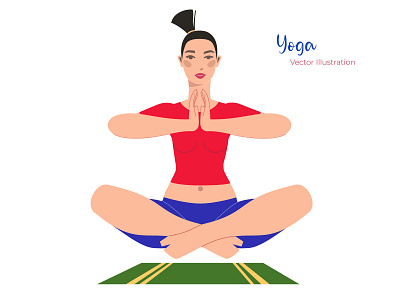 Yoga - Vector Illustration