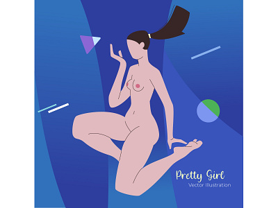 Pretty Girl - Vector Illustration