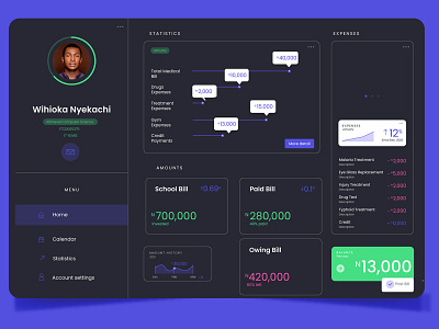 UI Design for Hospital Management System