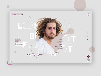 Maystrodons. design illustration landing page ui ux web design website