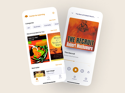 E-book App Design Concept