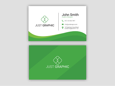 Abstract Business Card branding business card business card design design designs graphicdesign green name card visitingcard