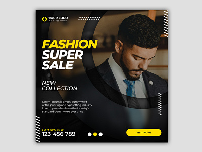 Fashion Social Media Banner Template banner banner design banners creative creative design design fashion fashion design graphicdesign instagram post sale social media banner