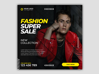 Fashion Social Media Banner Template banner banner ad branding design designs fashion fashion brand fashion design graphicdesign instagram post instagram stories post template