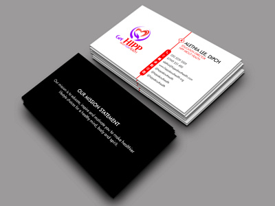 GET HIPP BUSINESS CARD brand brand identity branding business card business cards designs graphicdesign logo