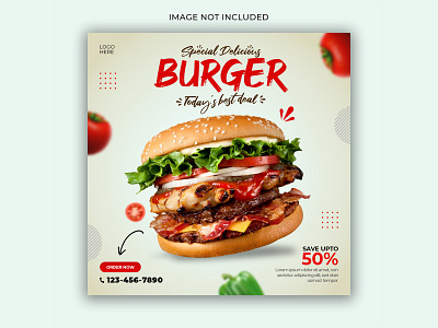 Food social media banner design banner banner ad brand branding designs food banner graphicdesign instagram post template