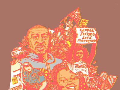 Black Lives Matter (2020) art blacklivesmatter illustration protest