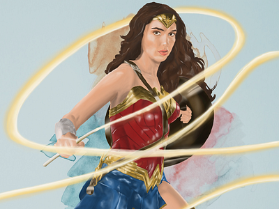 Wonder Woman digital illustration digital painting digitalart drawing illustration