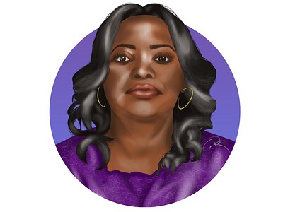 Octavia Spencer digital illustration digital painting digitalart drawing illustration