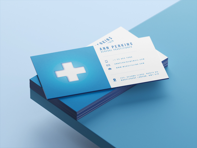 Medical Business Card by Vita Designer on Dribbble