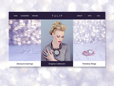 Accessories Shop Website Page accessories ecommerce figma homepage jewelry jewelry store landing page layout minimal page shop shopping site ui web design webdesign website
