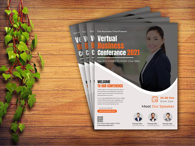 Conference Flyer adobe photoshop advertisement agency branding businessflyer corporate corporate business flyer design corporateflyerdesign creative creative business flyer flyer flyerdesign modern business flyer party flyer poster psd template valinetines day womens day