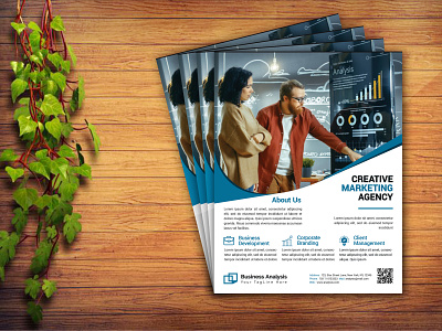 Corporate Business Flyer / Business Flyer ad advertisement agency branding business flyer design business flyer template corporate flyer design corporate flyer template creative business flyer flyer graphic design illustration marketing modern business flyer party flyer photoshop poster service flyer womens day