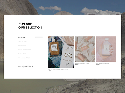 'Explore Our Selection' - Online Fashion Store