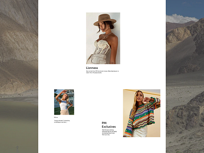 Minimalist Layout - Online Fashion Store Redesign design landingpage minimal typography ui ux web website