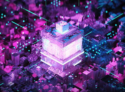 cube-02 c4d design illustration motion graphics