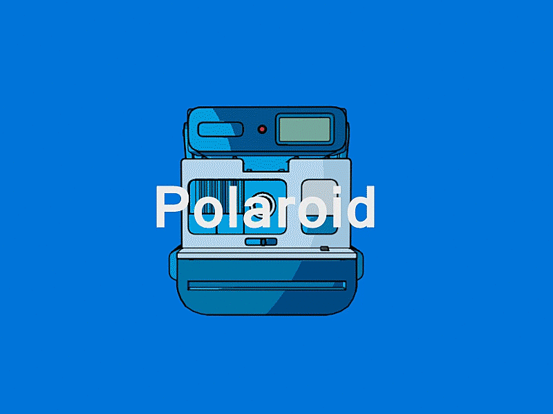 Polaroid c4d motion graphics 插图