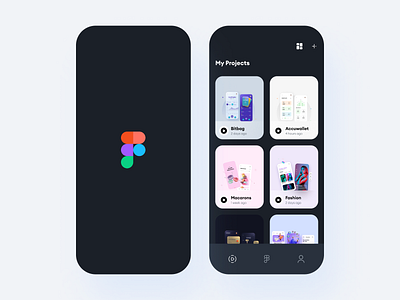 Figma mirror concept app dark mode branding century cuberto design illustration logo ui uiux ux website